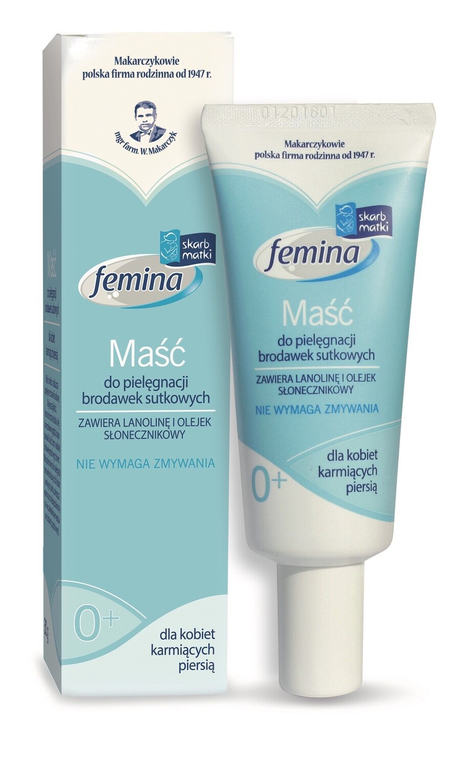 Мазь для ухода за сосками Skarb Matki Femina, 30 гр
Мазь для ухода за сосками Skarb Matki Femina, 30 гр