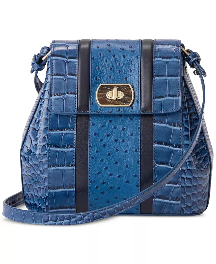 Маленькая кожаная сумка через плечо Margo Brahmin, синий
Маленькая кожаная сумка через плечо Margo Brahmin, синий