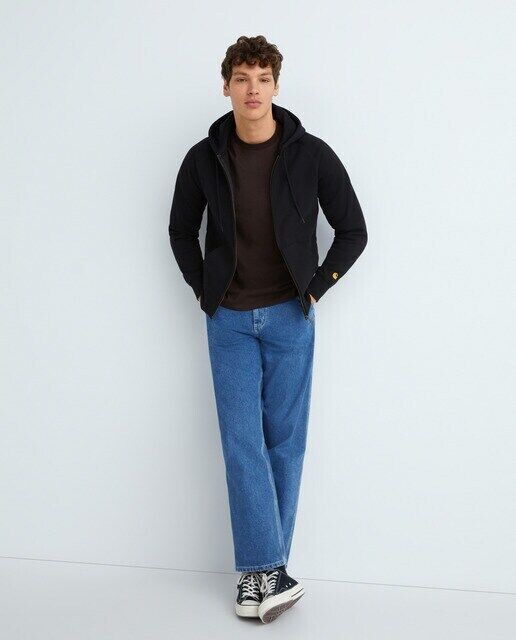 Мужская толстовка с капюшоном стандартного кроя и молнией Carhartt Wip, черный
Мужская толстовка с капюшоном стандартного кроя и молнией Carhartt Wip, черный