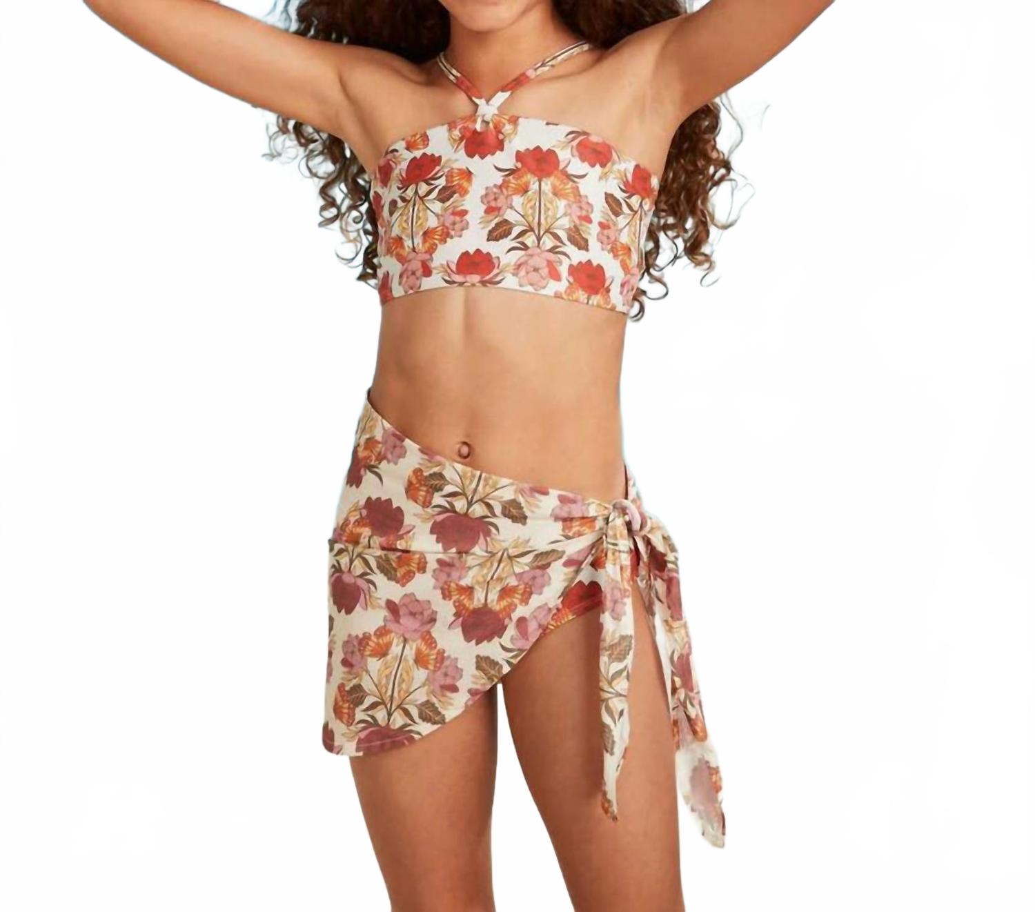 Детский купальник Papillon из 3 предметов красный Seafolly 
Детский купальник Papillon из 3 предметов красный Seafolly