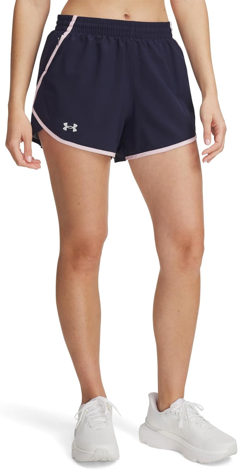 Женские шорты Under Armour Fly by, Midnight Navy/Prime Pink/Reflective
Женские шорты Under Armour Fly by, Midnight Navy/Prime Pink/Reflective