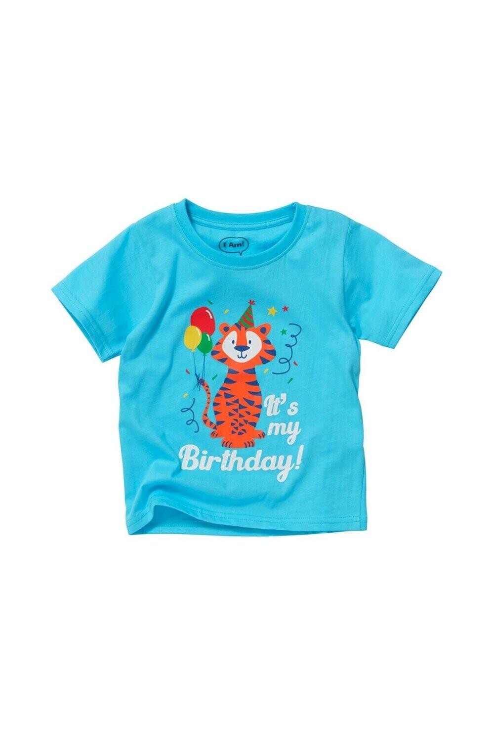 Футболка «Это мой день рождения» I Am!, синий
Футболка «Это мой день рождения» I Am!, синий