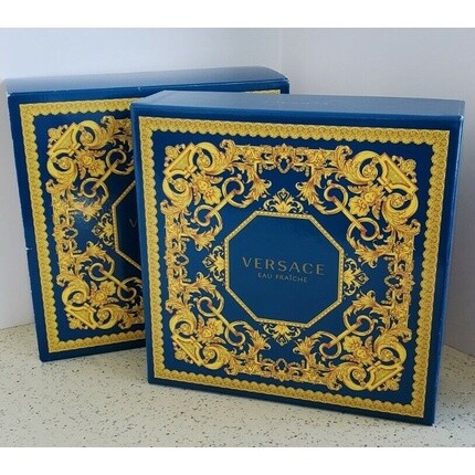 Versace Eau Fraiche Men Gift Set Eau De Toilette Spray and Perfumed Bath and Shower
Versace Eau Fraiche Men Gift Set Eau De Toilette Spray and Perfumed Bath and Shower