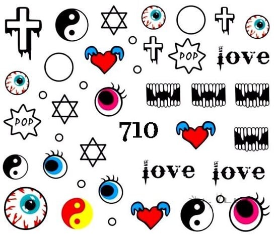 Водные наклейки для ногтей - №710, Raisin
Водные наклейки для ногтей - №710, Raisin