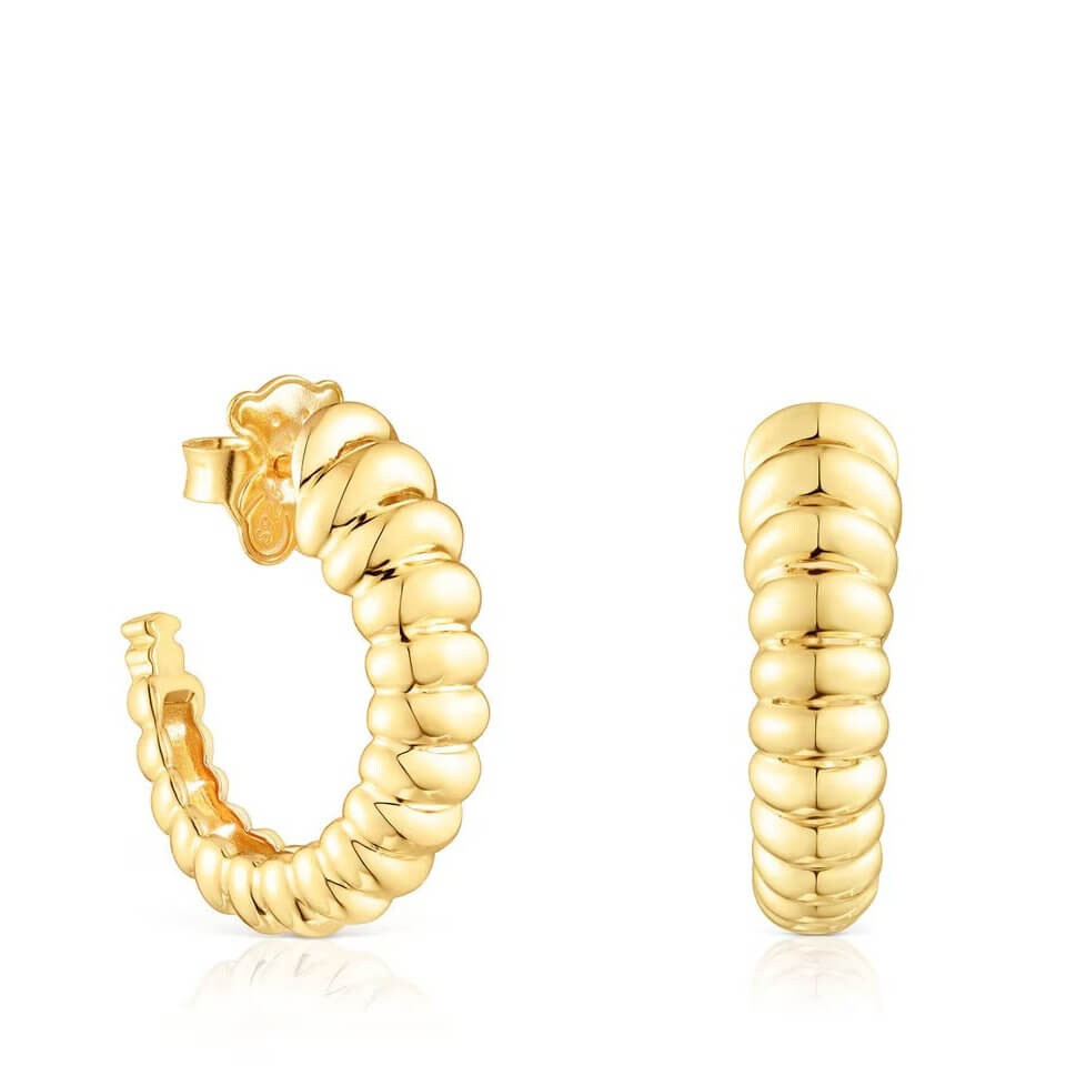 Серьги-кольца Tous Virtual Garden, серебро позолоченное
Серьги-кольца Tous Virtual Garden, серебро позолоченное