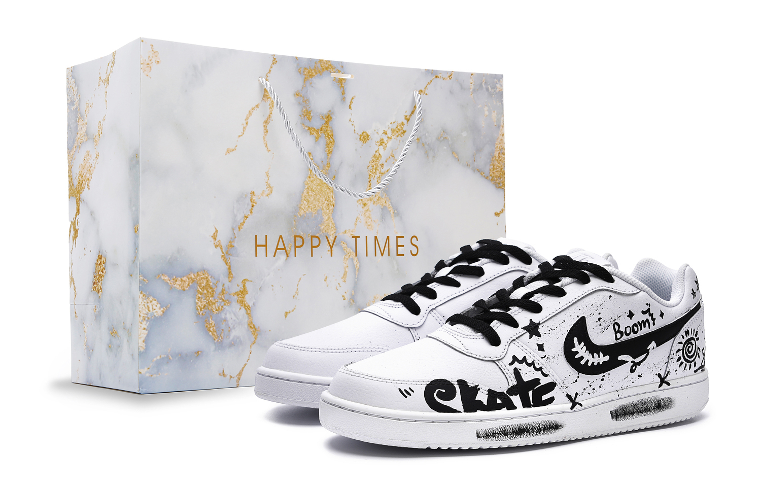 Nike Эбернон противоскользящие износостойкие низкие скейтерские кроссовки унисекс черно-белые, цвет Black White
Nike Эбернон противоскользящие износостойкие низкие скейтерские кроссовки унисекс черно-белые, цвет Black White