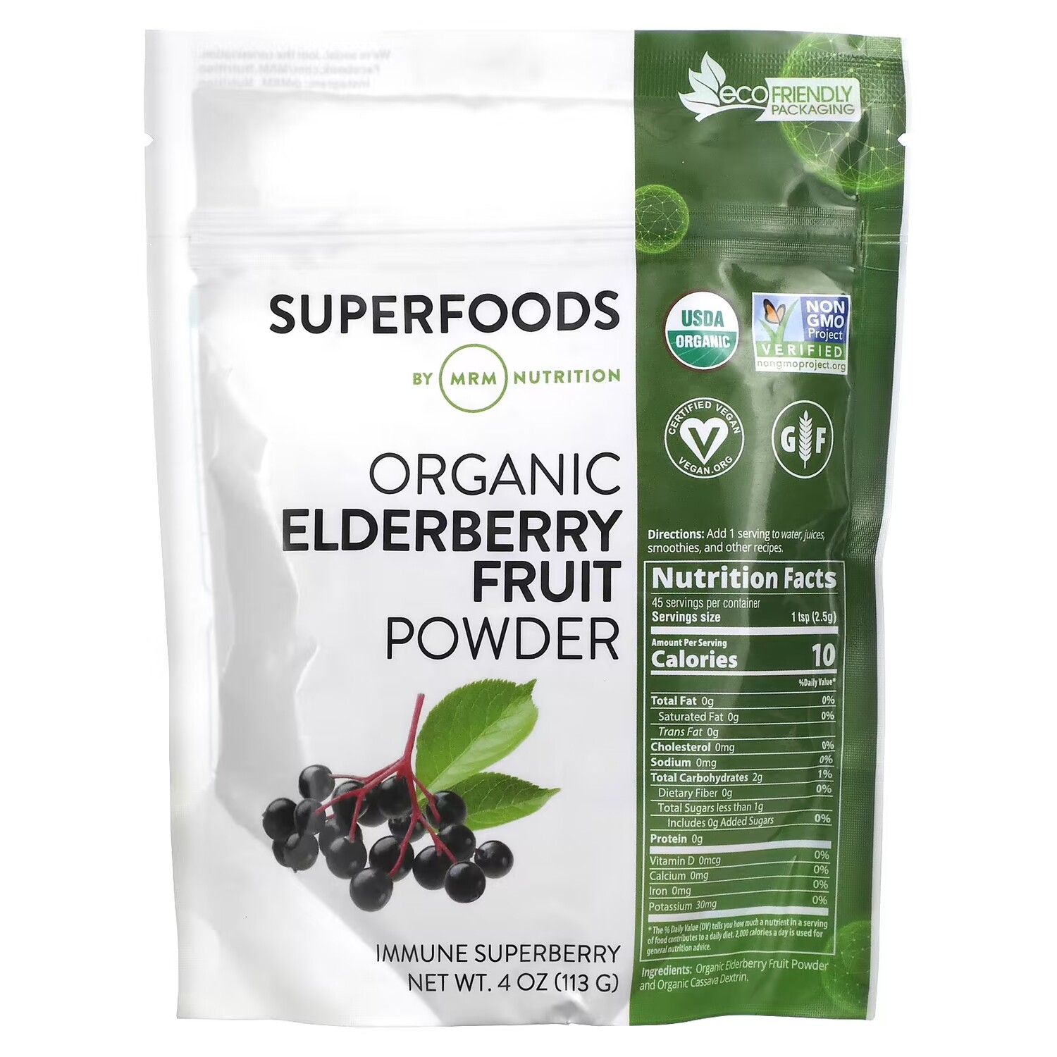 MRM Nutrition Organic Elderberry Fruit Powder, 113 г
MRM Nutrition Organic Elderberry Fruit Powder, 113 г