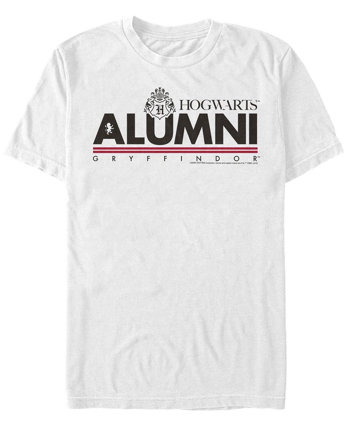 Мужская футболка с круглым вырезом и короткими рукавами выпускников гриффиндора Fifth Sun, белый 
Мужская футболка с круглым вырезом и короткими рукавами выпускников гриффиндора Fifth Sun, белый