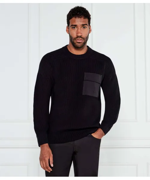 Свитер Каламазу Loose fit Boss Orange, черный
Свитер Каламазу Loose fit Boss Orange, черный