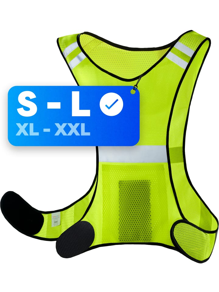 Светоотражающий велосипедный жилет - беговой жилет для женщин и мужчин - жилет повышенной видимости Prowiste
Светоотражающий велосипедный жилет - беговой жилет для женщин и мужчин - жилет повышенной видимости Prowiste