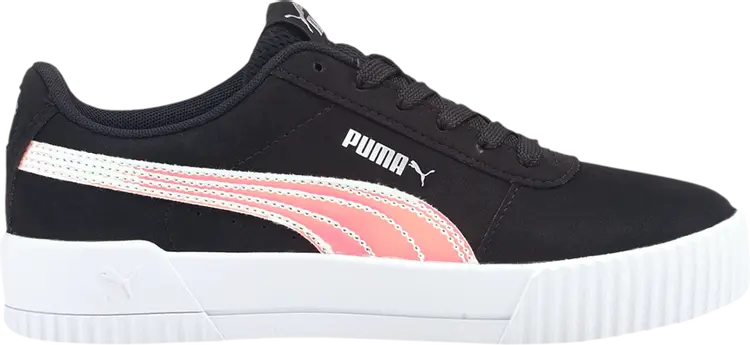 Кроссовки Puma Carina Holo Jr Black Silver, черный 
Кроссовки Puma Carina Holo Jr Black Silver, черный