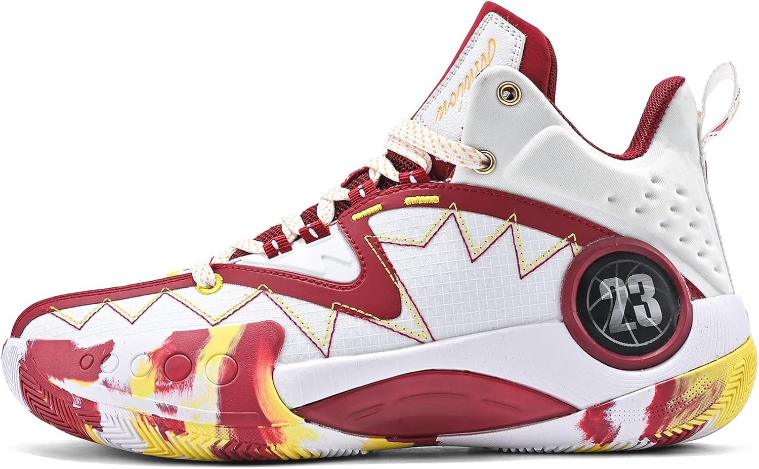 Мужские баскетбольные кроссовки ASHION, модные, дышащие, с нескользящей подошвой, поддержкой свода стопы, для бега и спорта, белый/красный
Мужские баскетбольные кроссовки ASHION, модные, дышащие, с нескользящей подошвой, поддержкой свода стопы, для бега и спорта, белый/красный