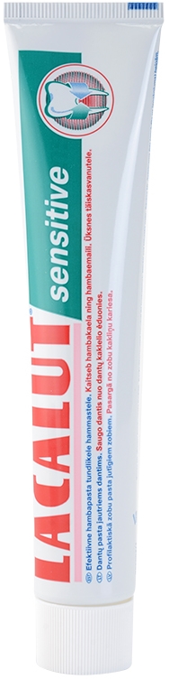 Зубная паста Sensitive для чувствительных зубов Lacalut, 75 мл
Зубная паста Sensitive для чувствительных зубов Lacalut, 75 мл