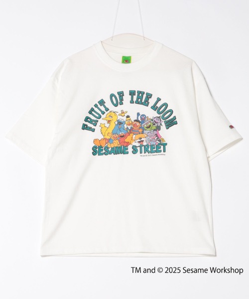Футболка с принтом, коллаборация Sesame Street и Fruit of the Loom, белая
Футболка с принтом, коллаборация Sesame Street и Fruit of the Loom, белая