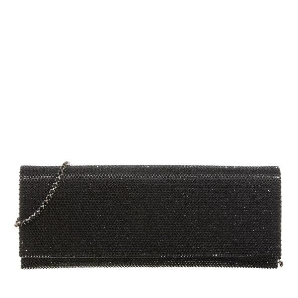 Сумка crystal envelope lame' black + Gedebe, черный 
Сумка crystal envelope lame' black + Gedebe, черный
