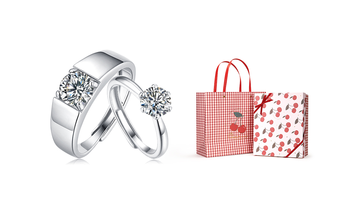 Кольцо из стерлингового серебра 925 пробы для женщин Couple Lady Go, 1 Carat 1 Pair-Cherry Box
Кольцо из стерлингового серебра 925 пробы для женщин Couple Lady Go, 1 Carat 1 Pair-Cherry Box