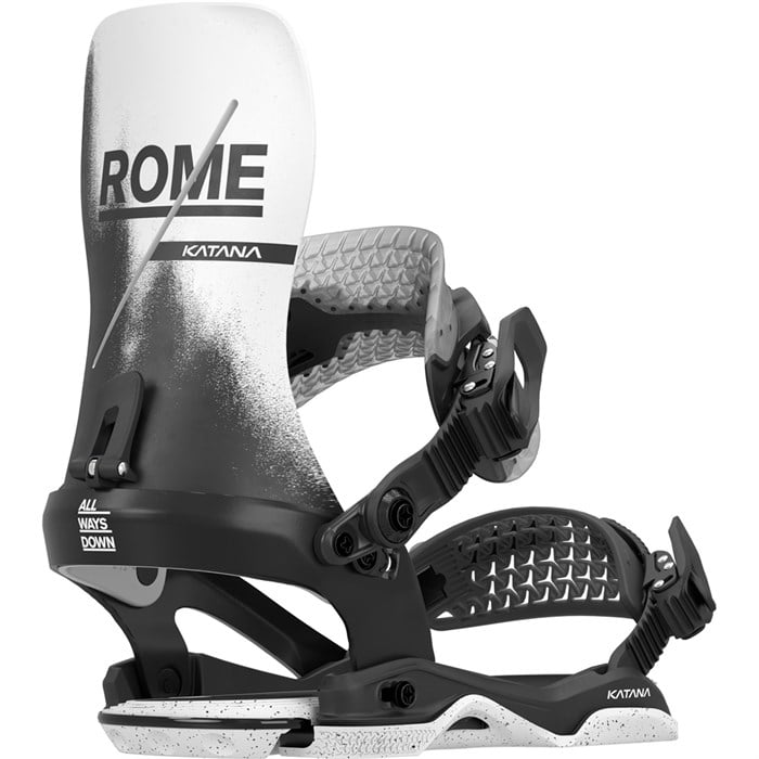 Крепления для сноуборда Katana aw 2026 Rome, Black/White
Крепления для сноуборда Katana aw 2026 Rome, Black/White