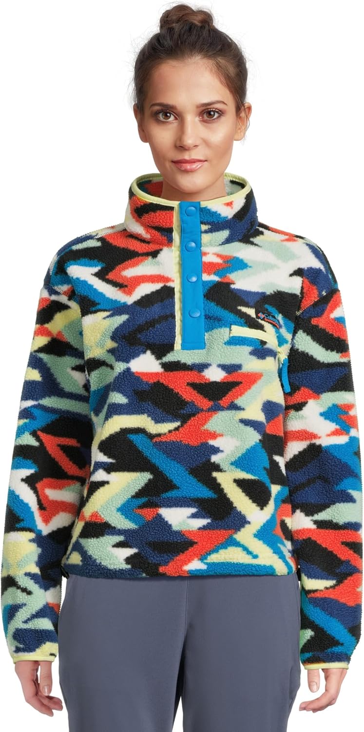 Columbia womens Helvetia Ii Printed Cropped Half Snap, Compass Blue Reflections/Compass Blue
Columbia womens Helvetia Ii Printed Cropped Half Snap, Compass Blue Reflections/Compass Blue
