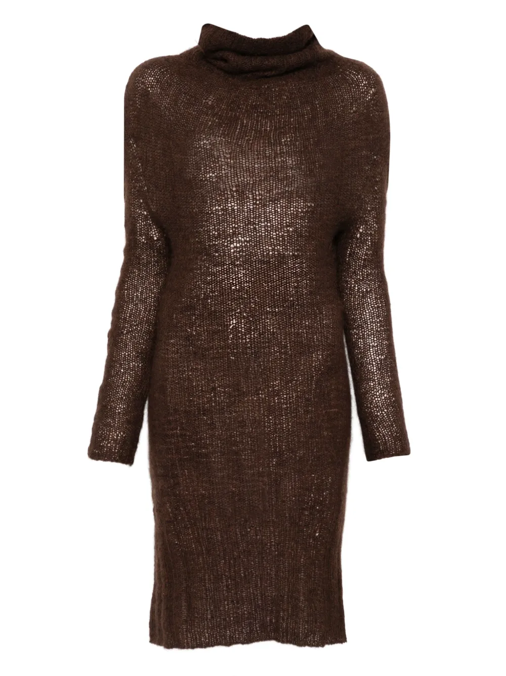 Платье с высоким воротником YEHUAFAN, коричневый
Платье с высоким воротником YEHUAFAN, коричневый