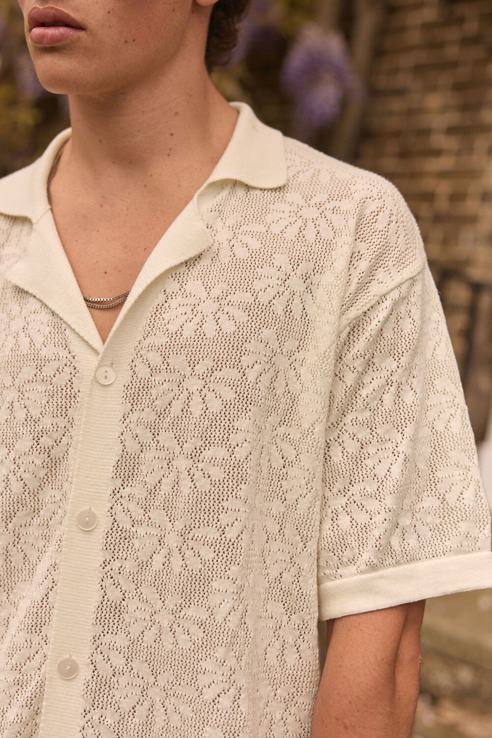 Свободная пуговица крючком через рубашку Next, белый
Свободная пуговица крючком через рубашку Next, белый