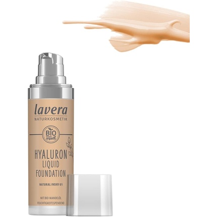 Жидкая тональная основа Hyaluron Natural Ivory 01 Vegan Silky Lightweight Texture 30 мл Lavera
Жидкая тональная основа Hyaluron Natural Ivory 01 Vegan Silky Lightweight Texture 30 мл Lavera