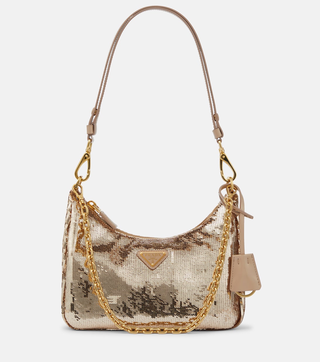 Сумка через плечо с пайетками из Re-Nylon Prada, Cammeo
Сумка через плечо с пайетками из Re-Nylon Prada, Cammeo