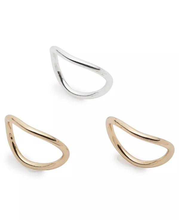 Комплект из 3-х двухцветных скульптурных колец Lauren Ralph Lauren, t-tone
Комплект из 3-х двухцветных скульптурных колец Lauren Ralph Lauren, t-tone