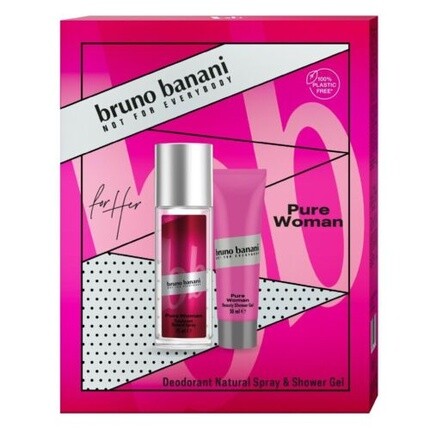 Coty Подарочный набор Bruno Banani Pure Woman Дезодорант-спрей 75мл и Гель для душа 50мл
Coty Подарочный набор Bruno Banani Pure Woman Дезодорант-спрей 75мл и Гель для душа 50мл