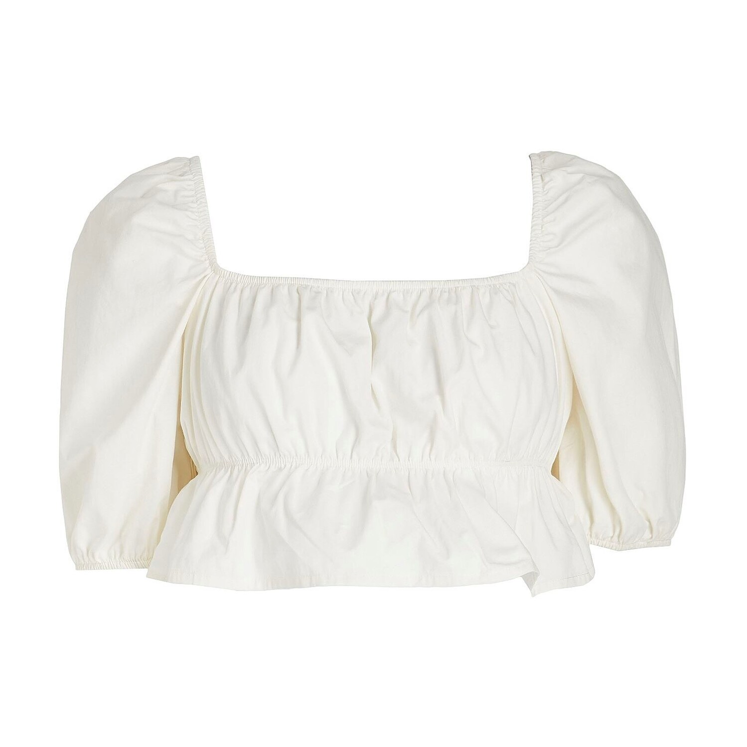 Топ 8 By Yoox Cotton Puff-Sleeve, кремовый
Топ 8 By Yoox Cotton Puff-Sleeve, кремовый