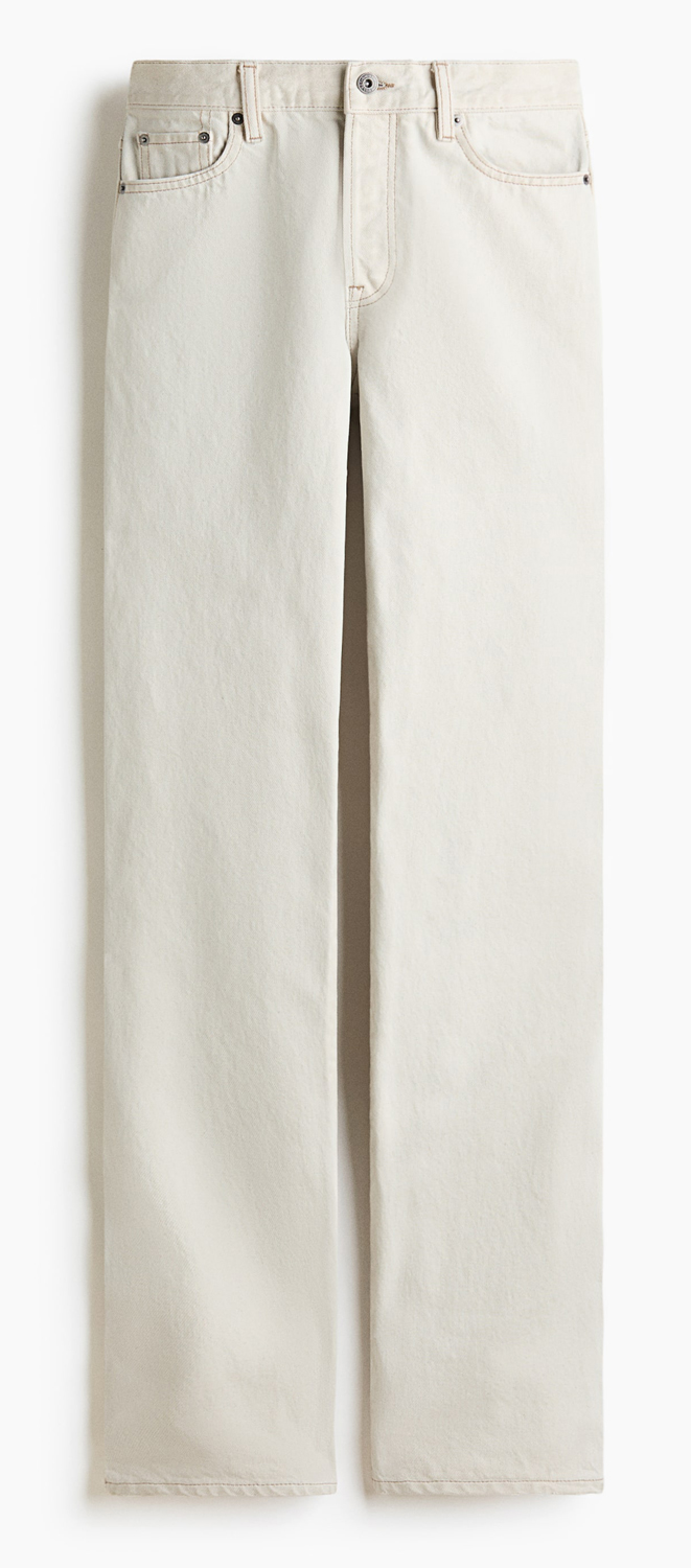 Джинсы H&M Straight-Leg, светло-бежевый
Джинсы H&M Straight-Leg, светло-бежевый