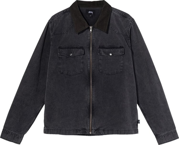 Рубашка Stussy Washed Canvas Work Shirt 'Black', черный
Рубашка Stussy Washed Canvas Work Shirt 'Black', черный