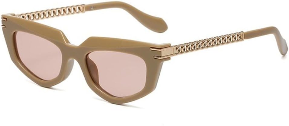 Солнцезащитные очки для женщин и мужчин, золотистая, с маленькой металлической цепочкой, в стиле ретро, повседневные, солнцезащитные очки с защитой от УФ-излучения UV400 MTZJH, Khaki
Солнцезащитные очки для женщин и мужчин, золотистая, с маленькой металлической цепочкой, в стиле ретро, повседневные, солнцезащитные очки с защитой от УФ-излучения UV400 MTZJH, Khaki