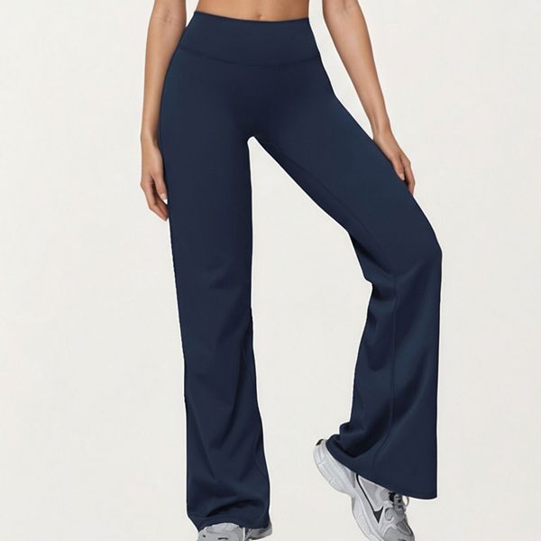Женские высокие фларе-штаны для йоги с эластичной тканью и гладкой компрессией Anna-Kaci, Navy
Женские высокие фларе-штаны для йоги с эластичной тканью и гладкой компрессией Anna-Kaci, Navy