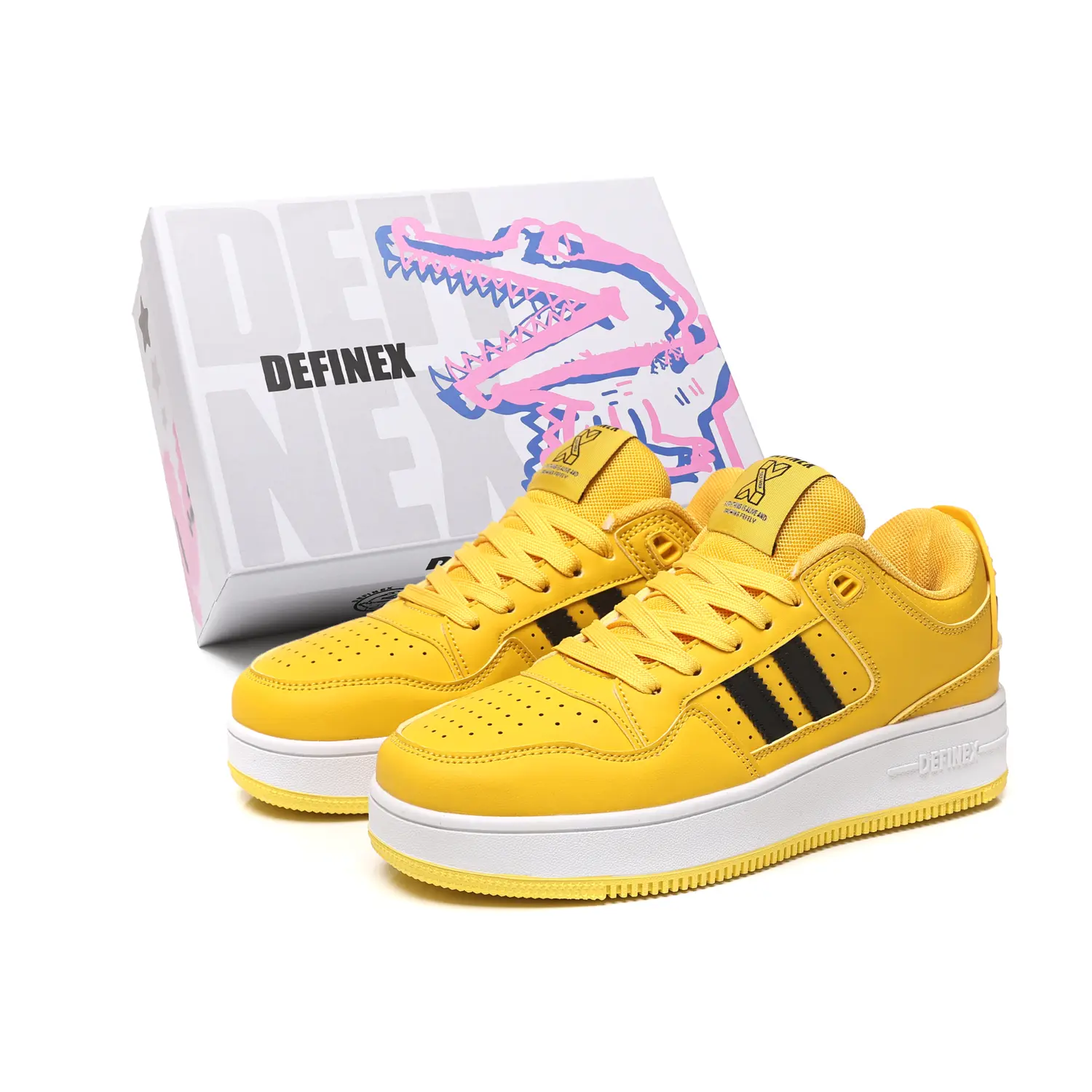 DEFINEX Низкие скейтбордские кроссовки унисекс неоново-желтые, цвет Neon Yellow
DEFINEX Низкие скейтбордские кроссовки унисекс неоново-желтые, цвет Neon Yellow