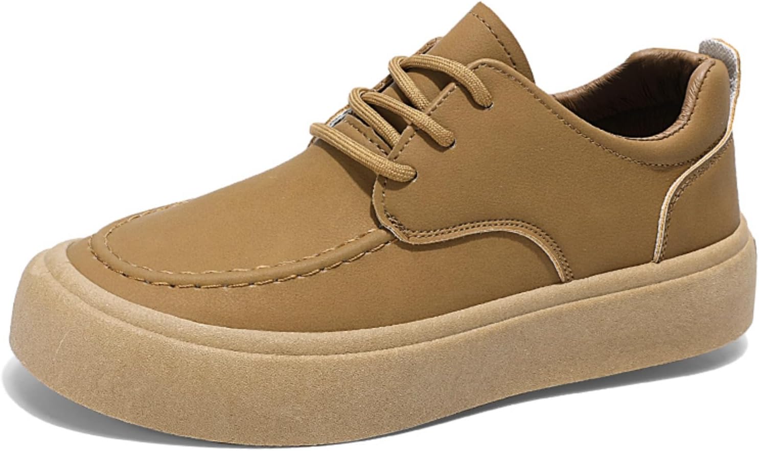 Мужские повседневные кожаные туфли на шнуровке с верхом из кожи, толстой противоскользящей подошвой, с округлым носком, удобные для ходьбы, для делового и повседневного стиля Kelibasi, хаки
Мужские повседневные кожаные туфли на шнуровке с верхом из кожи, толстой противоскользящей подошвой, с округлым носком, удобные для ходьбы, для делового и повседневного стиля Kelibasi, хаки