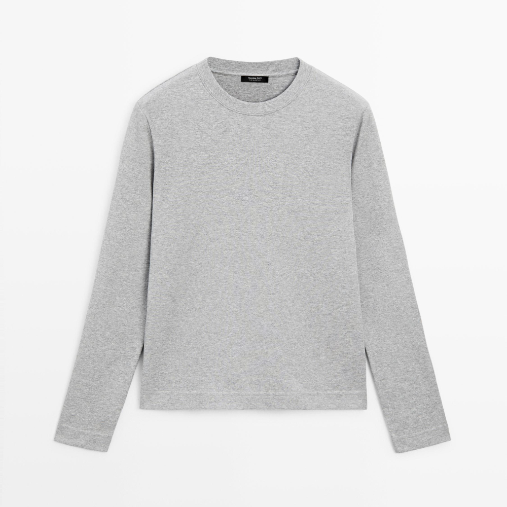 Футболка Massimo Dutti 100% Cotton Interlock Long Sleeve, светло-серый
Футболка Massimo Dutti 100% Cotton Interlock Long Sleeve, светло-серый