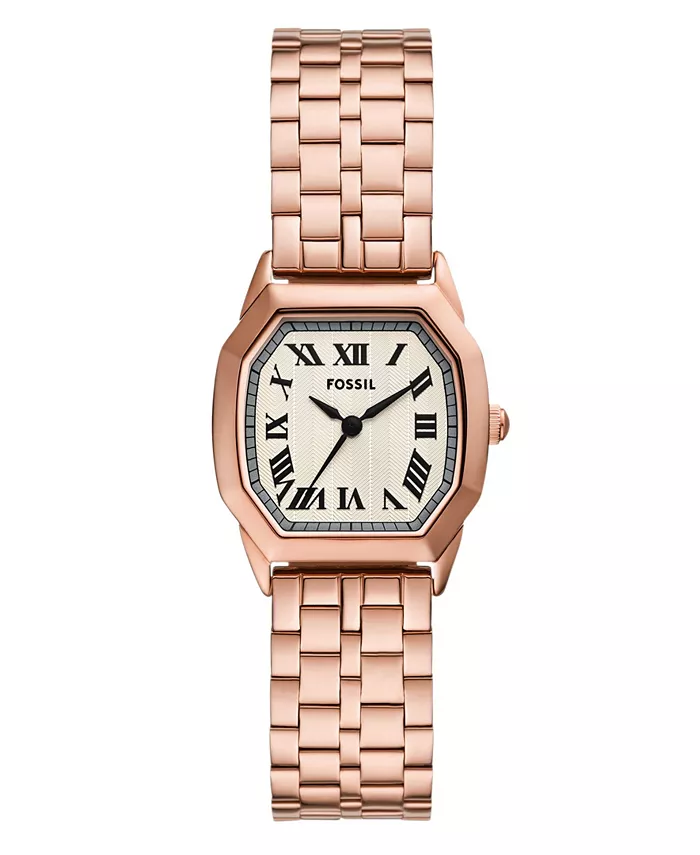 Женские часы Harlow с тремя стрелками из нержавеющей стали с розовым золотым покрытием, 27 мм Fossil
Женские часы Harlow с тремя стрелками из нержавеющей стали с розовым золотым покрытием, 27 мм Fossil