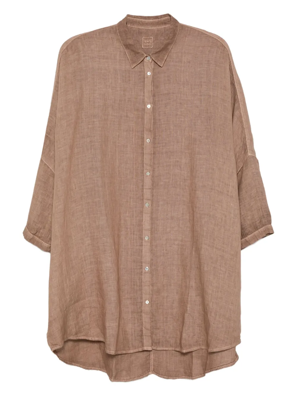 Льняная рубашка 120% Lino, коричневый
Льняная рубашка 120% Lino, коричневый