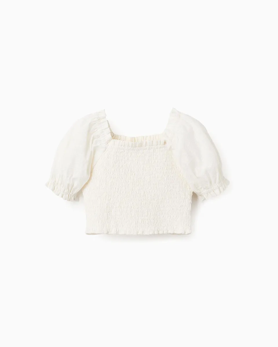 Детская блузка из 100% хлопка с английской вышивкой Zippy, цвет Crudo
Детская блузка из 100% хлопка с английской вышивкой Zippy, цвет Crudo