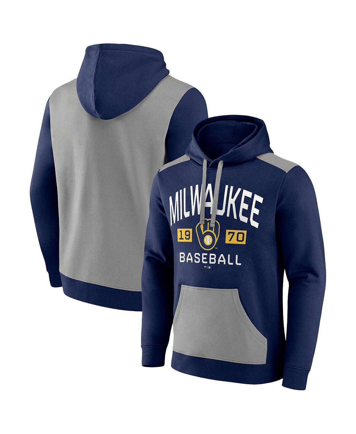 Мужская фирменная темно-синяя серая толстовка с капюшоном milwaukee brewers chip in team Fanatics, мульти
Мужская фирменная темно-синяя серая толстовка с капюшоном milwaukee brewers chip in team Fanatics, мульти