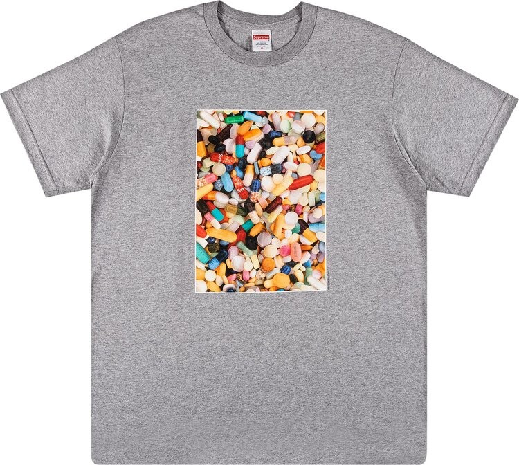 Футболка Supreme Pills Tee 'Heather Grey', серый
Футболка Supreme Pills Tee 'Heather Grey', серый