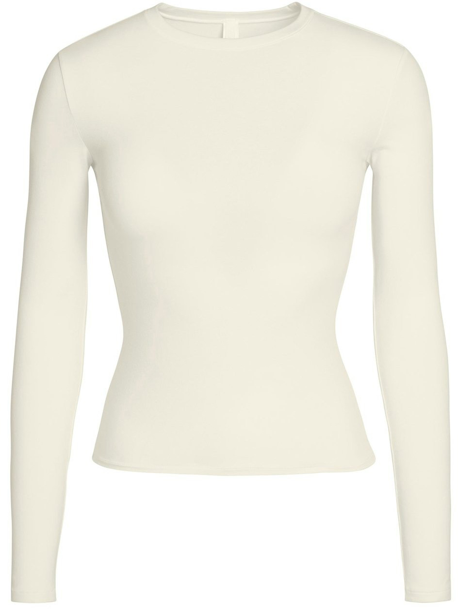 Лонгслив Skims Cotton Jersey, светло-желтый
Лонгслив Skims Cotton Jersey, светло-желтый
