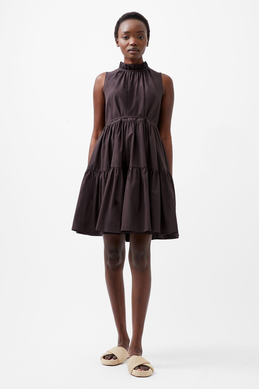 Платье из поплина Era French Connection, коричневый
Платье из поплина Era French Connection, коричневый