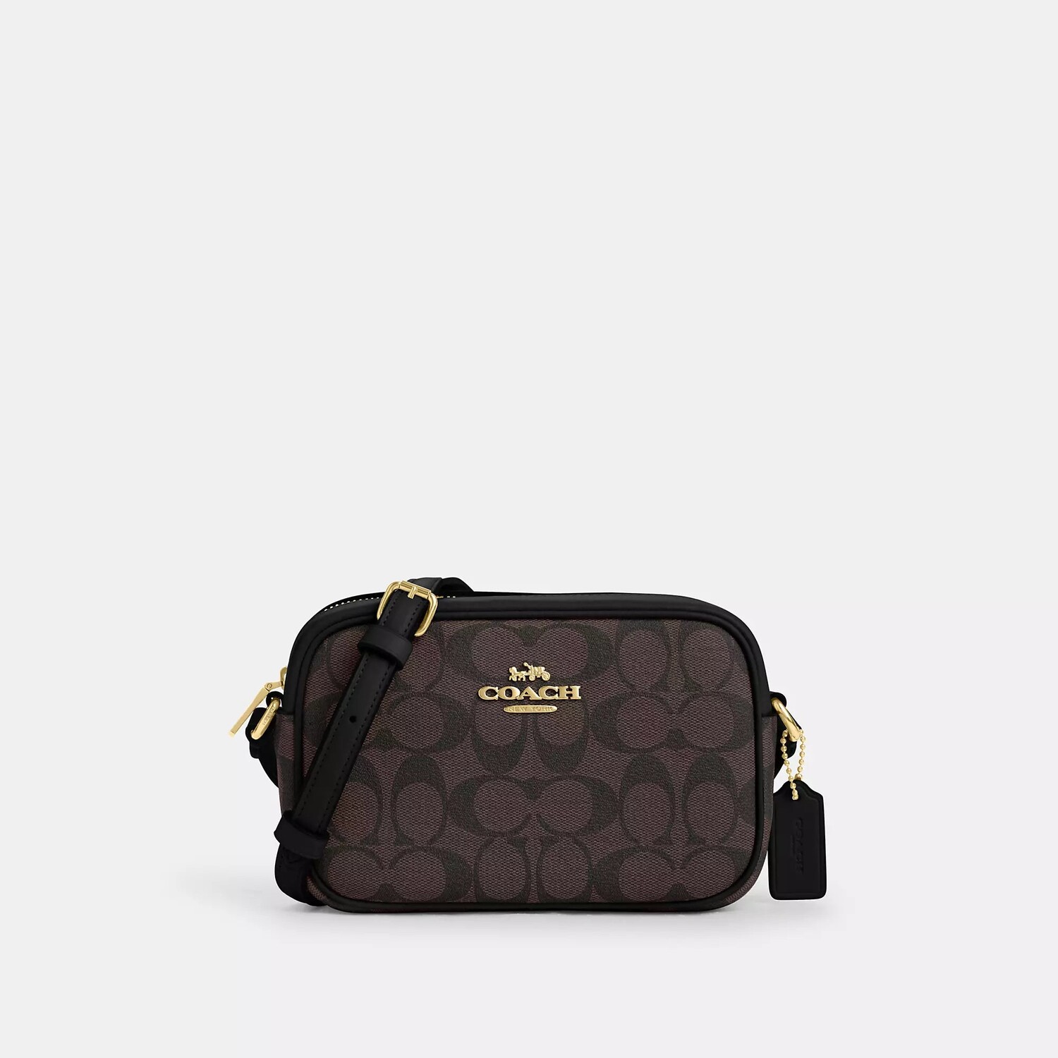 Миниатюрная сумка для фотоаппарата Jamie из фирменной парусины Coach Outlet, цвет Gold/Brown Black
Миниатюрная сумка для фотоаппарата Jamie из фирменной парусины Coach Outlet, цвет Gold/Brown Black