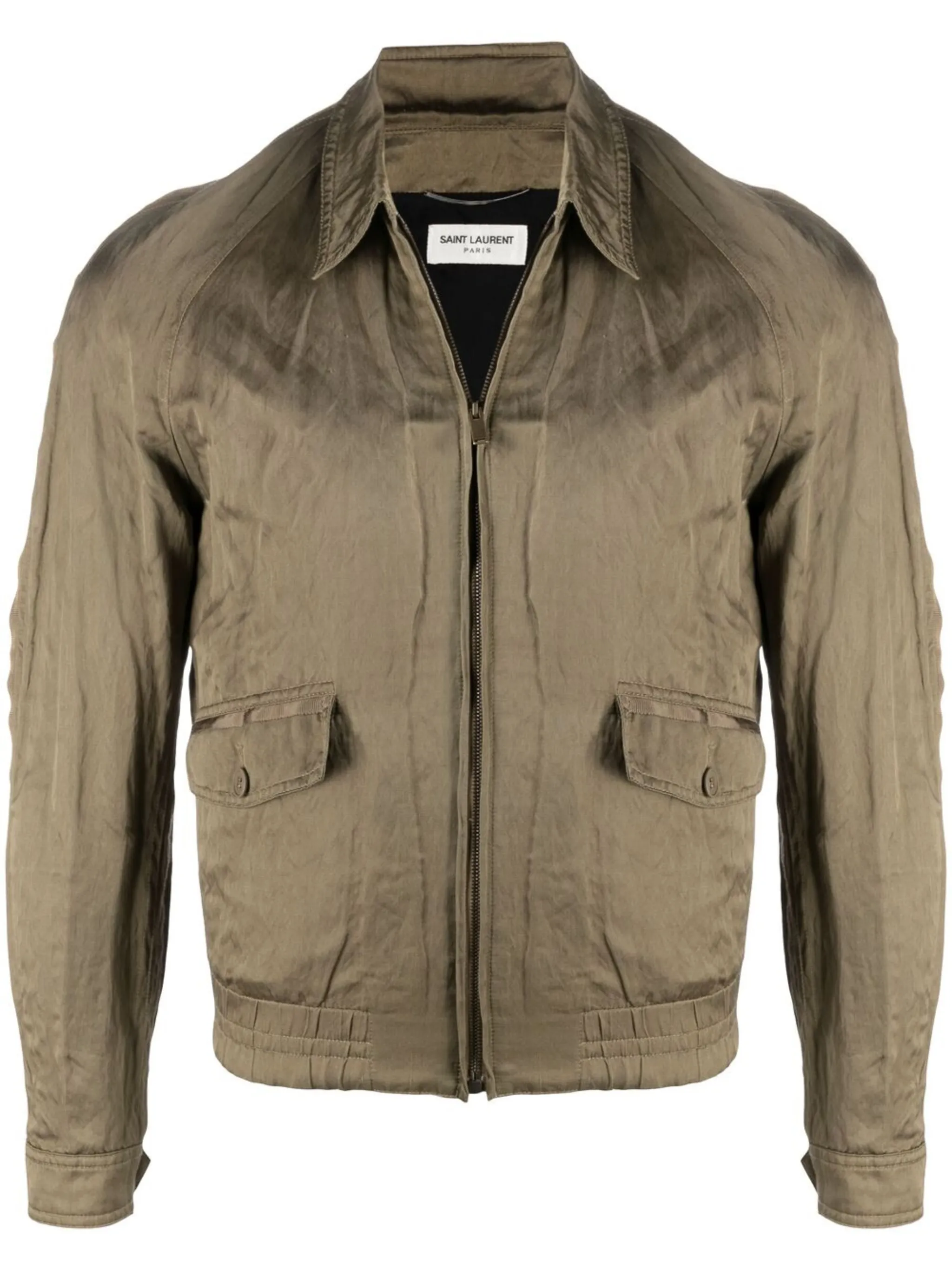 Атласная куртка Saint Laurent, зеленый
Атласная куртка Saint Laurent, зеленый