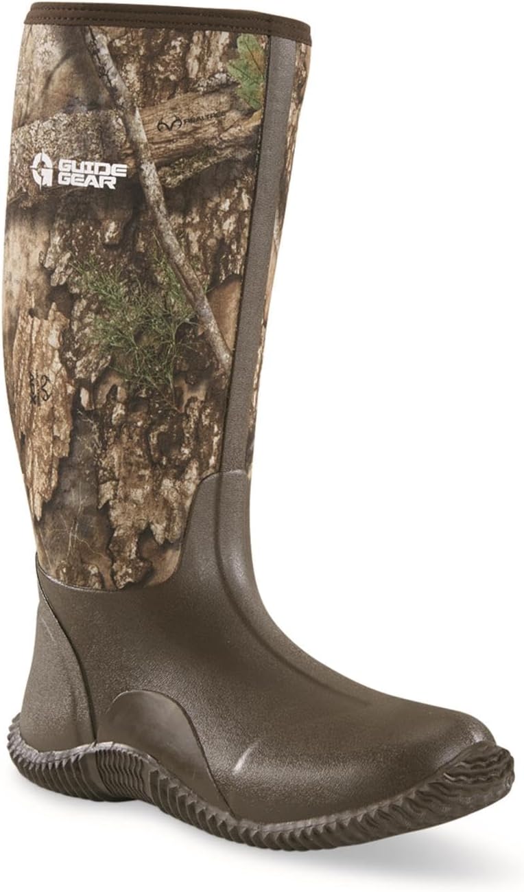 Мужские высокие резиновые сапоги Guide Gear с камуфляжным рисунком, водонепроницаемые охотничьи ботинки для дождя, Realtree Apx
Мужские высокие резиновые сапоги Guide Gear с камуфляжным рисунком, водонепроницаемые охотничьи ботинки для дождя, Realtree Apx