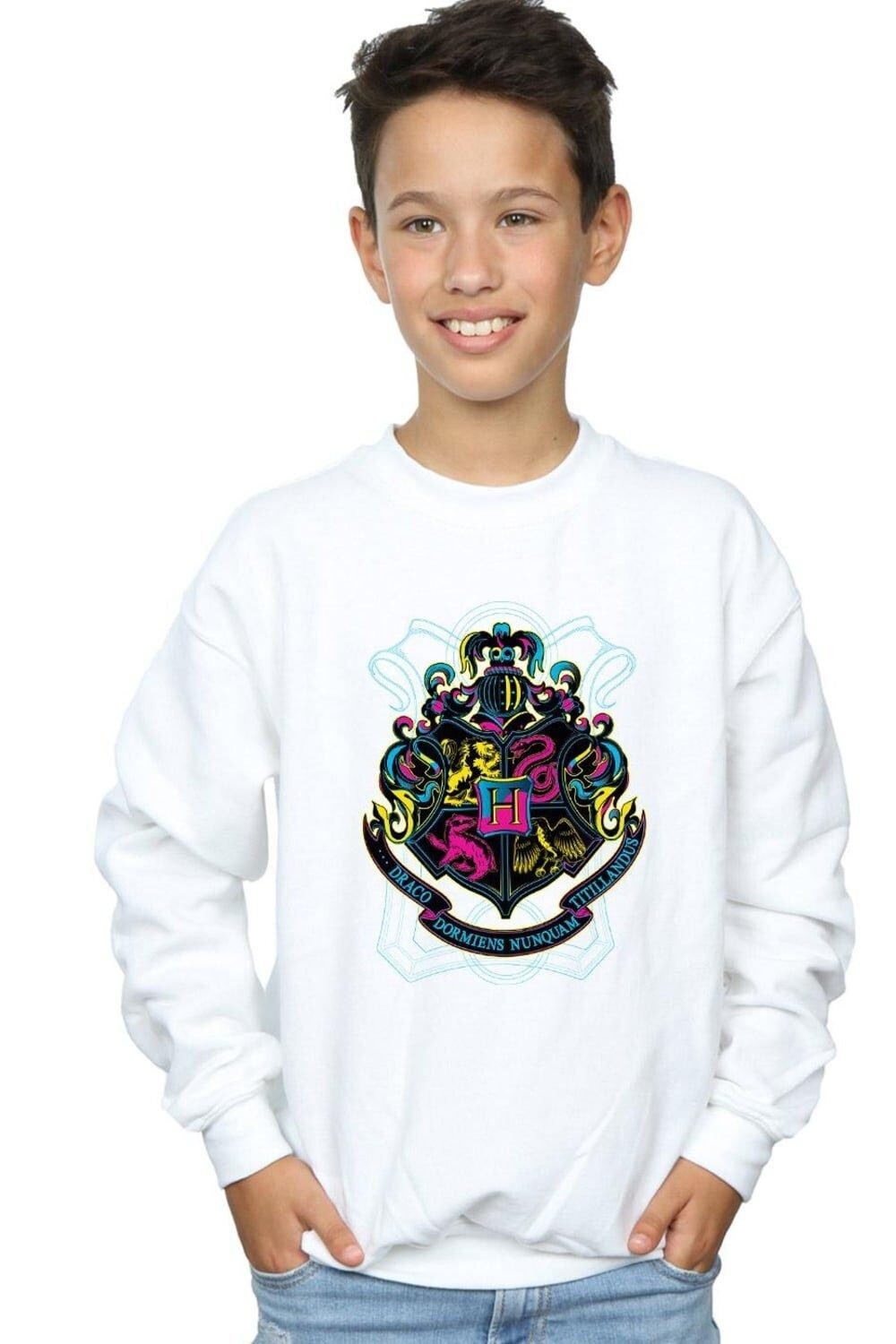 Неоновая толстовка с гербом Хогвартса Harry Potter, белый
Неоновая толстовка с гербом Хогвартса Harry Potter, белый