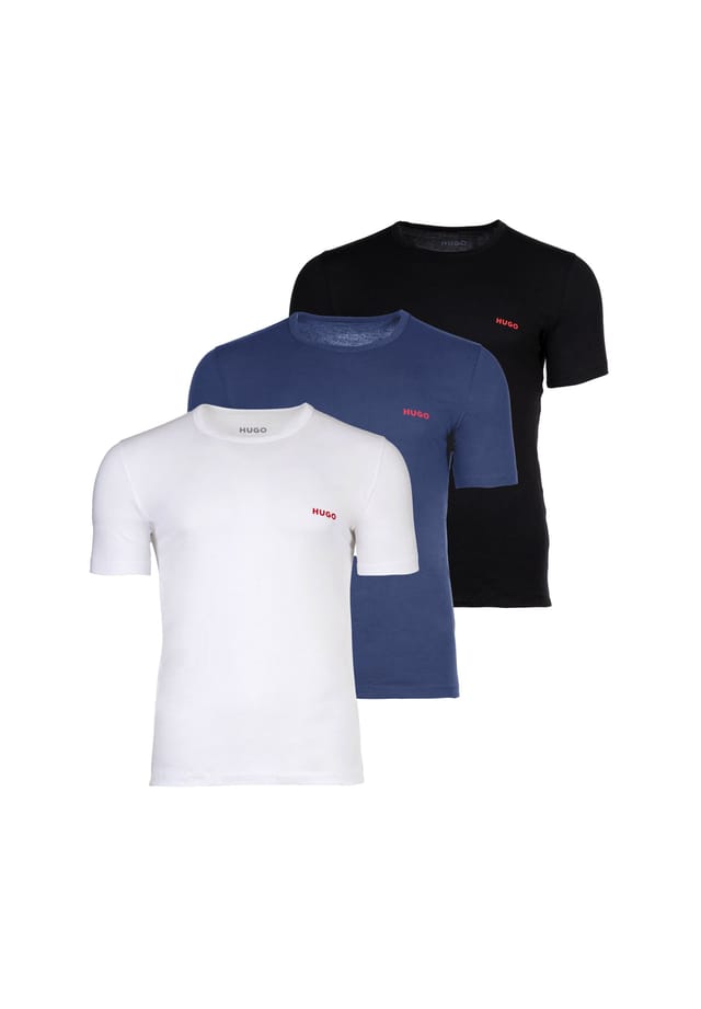 Футболка в упаковке 3 шт. - круглая горловина короткий рукав логотип хлопок однотонная Hugo, мультиколор
Футболка в упаковке 3 шт. - круглая горловина короткий рукав логотип хлопок однотонная Hugo, мультиколор