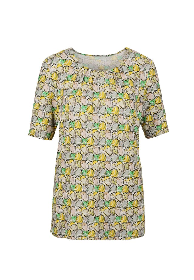 Короткий размер: рубашка с модным принтом Goldner, мультиколор
Короткий размер: рубашка с модным принтом Goldner, мультиколор