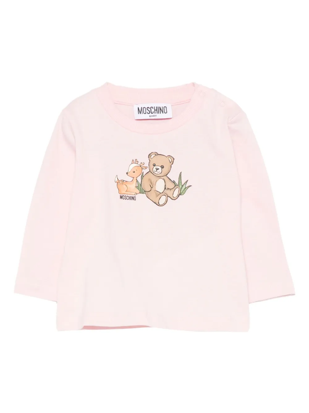 Футболка с принтом Moschino Kids, розовый
Футболка с принтом Moschino Kids, розовый
